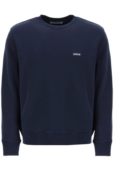 AUTRY AUTRY SWEATSHIRT WITH LOGO LABEL