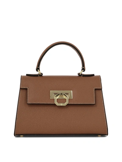 Carbotti "greta" Handbag In Brown
