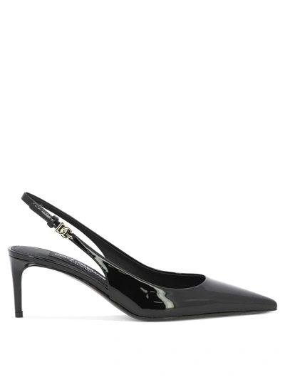 DOLCE & GABBANA DOLCE & GABBANA PANTENT LEATHER SLINGBACKS