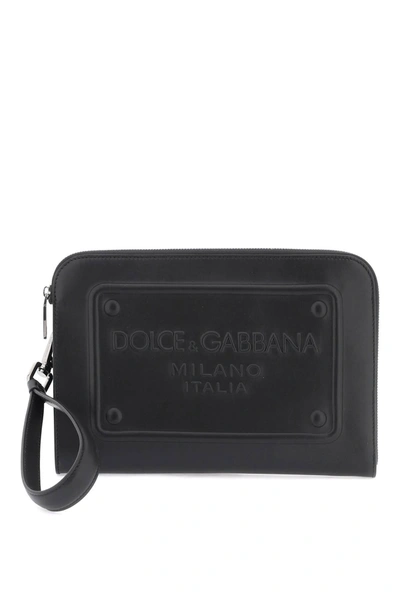 Dolce & Gabbana Pouch With Embossed Logo