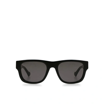 Gucci Squared Sunglasses In Black