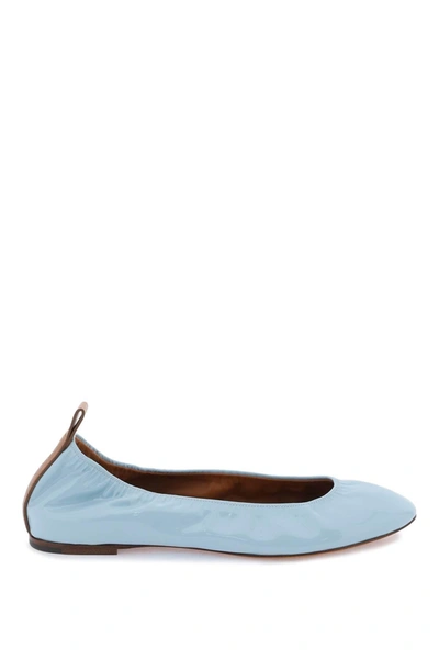 LANVIN LANVIN THE BALLERINA FLAT IN PATENT LEATHER