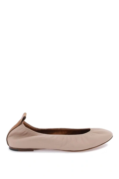 LANVIN LANVIN THE LEATHER BALLERINA FLAT