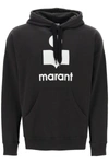 Isabel Marant Miley Flocked Logo Hoodie