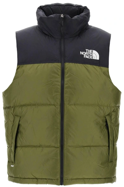 The North Face 1996 Retro Nuptse Puffer Vest In Mixed Colours