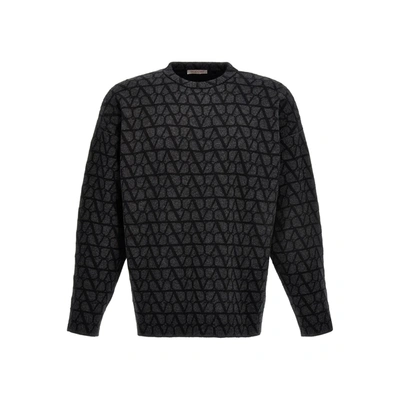 Valentino Toile Iconographe Sweater, Cardigans Black