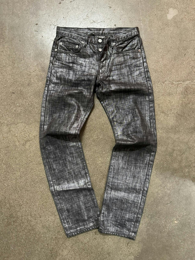 Pre-owned Dior X Hedi Slimane Dior Homme A/w 06 Radioactive “these Grey Days” Denim In Silver