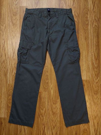 Pre-owned Gap Mens  Cargo Pants Streetwear Y2k Hype In Green