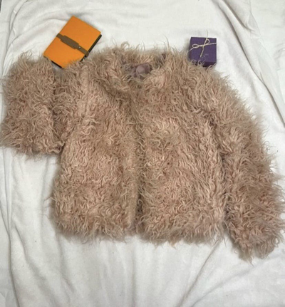 Pre-owned Archival Clothing X Beauty Beast Japanese Vintage Fur Cropped Foxy Mohair Y2k Jacket Bomber In Pink