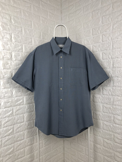 Pre-owned Ysl Pour Homme Vintage Yves Saint Laurent Shirt In Blue