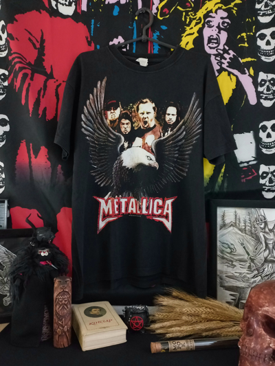 Pre-owned Band Tees X Metallica Vintage T-shirt 2003 In Black