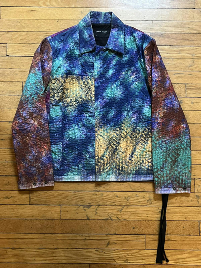 Pre-owned Craig Green Ss19 Vibrating Floral Work Jacket In Multicolor