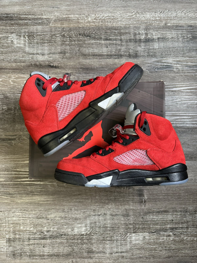 Pre-owned Jordan Nike 2021 Jordan 5 Raging Bull Shoes In Red