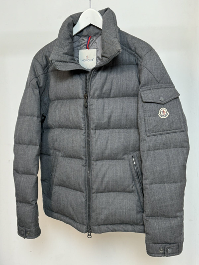 Pre-owned Moncler Montgenevre Gray Puffer Jacket In Grey