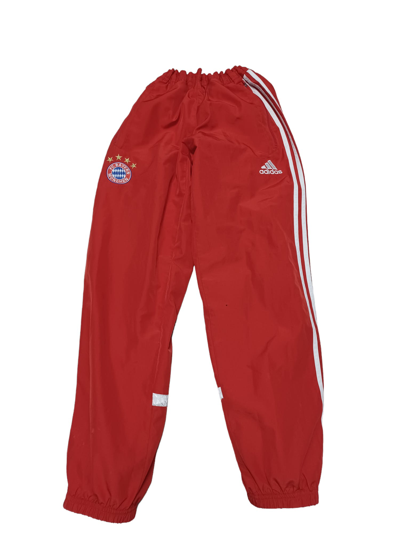 Pre-owned Adidas X Soccer Jersey Adidas Football Bayern Munich 2013 Vintage Nylon Trackpants In Red