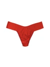 Hanky Panky Breathesoft® Natural Rise Thong In Multicolor
