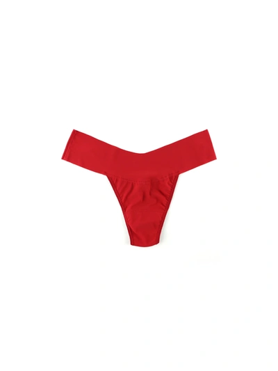 Hanky Panky Breathesoft™ Natural Rise Thong In Red