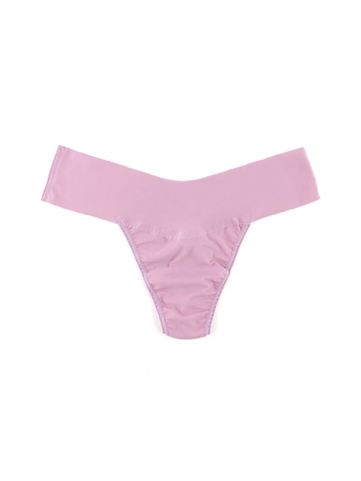 Hanky Panky Breathesoft™ Natural Rise Thong In Pink
