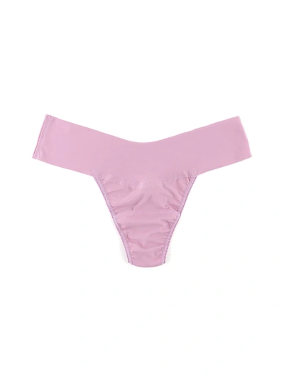 Hanky Panky Breathesoft® Natural Rise Thong In Pink