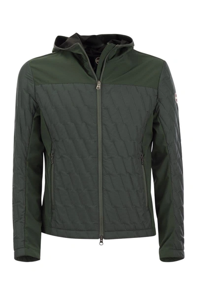 Colmar Padded Jacket With Ultrasonic Seams In Olive Green