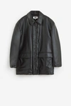 Mm6 Maison Margiela Jacket In Black Polyester In Black