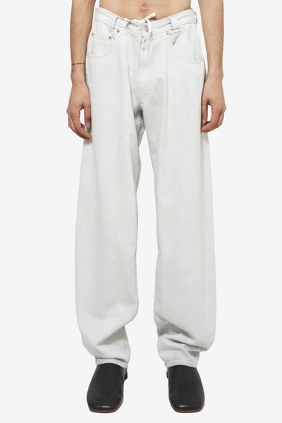 Mm6 Maison Margiela Trousers In White Cotton