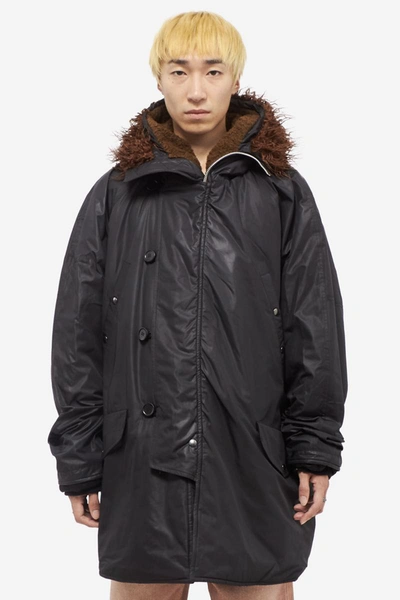 Our Legacy Snorkle Parka Jacket In Black Polyester