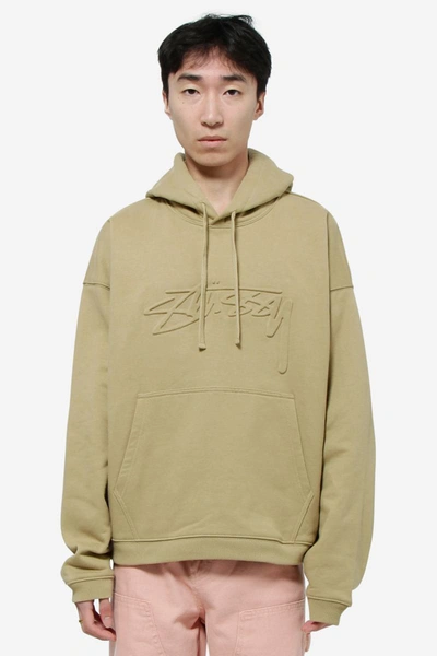 Stussy Relaxed Oversized Sweatshirt In Brown
