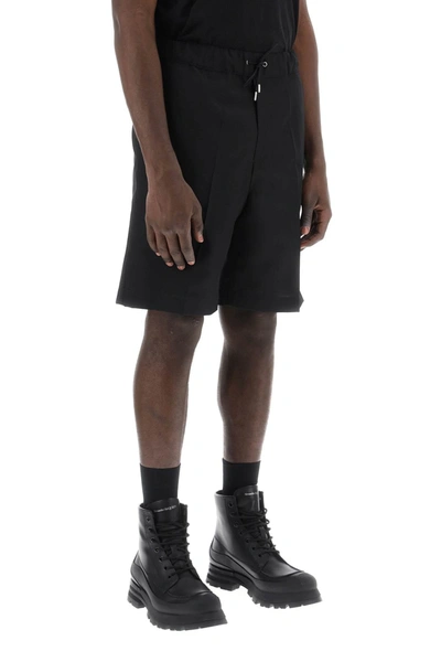 Oamc Cargo-style Cotton Shorts In Black