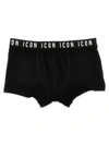 Dsquared2 Contrasting Logo Boxers In Black