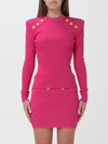 Balmain Cardigan  Woman Color Fuchsia