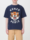 Kenzo Lucky Tiger T-shirt In Blue