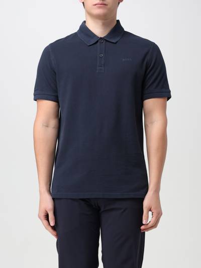Hugo Boss Polo Shirt Boss Men Color Blue In Multi