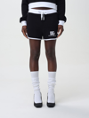 Dolce & Gabbana Women's Shorts With Logo Embroidery In Black