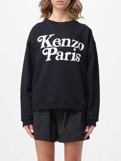 KENZO SWEATSHIRT KENZO WOMAN COLOR BLACK,F18267002