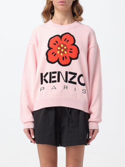 KENZO 毛衣 KENZO 女士 颜色 粉色,F18278010