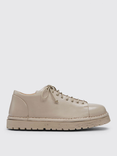 Marsèll Woman Lace-up Shoes Khaki Size 6 Calfskin In Neutral