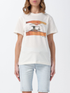 Diesel Red Tag Cotton T-regs-n3 Crew-neck T-shirt With Print In White