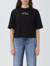 DIESEL T-SHIRT DIESEL WOMAN colour BLACK,F18757002