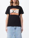 Diesel Red Tag Cotton T-regs-n3 Crew-neck T-shirt With Print In Black