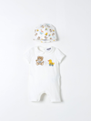Moschino Baby Jumpsuit  Kids Color Yellow Cream