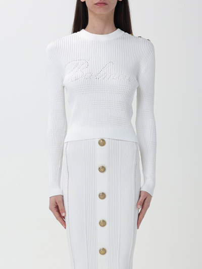 Balmain Sweater  Woman Color White