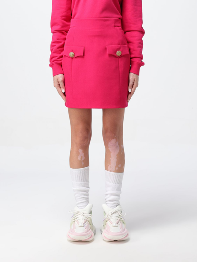 Balmain Skirt  Woman Color Fuchsia