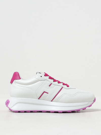 Hogan Sneakers Mit Logo-patch In White