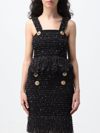 Balmain Top  Woman Color Black In Black