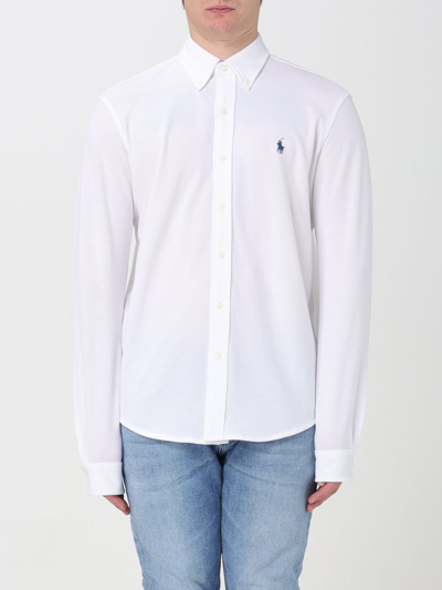 POLO RALPH LAUREN SHIRT POLO RALPH LAUREN MEN COLOR WHITE,F22027001