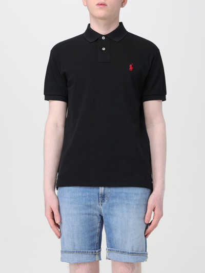 Polo Ralph Lauren Polo Shirt  Men Color Black