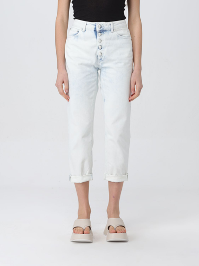 Dondup Jeans  Woman Color Gnawed Blue