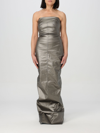 Rick Owens Dress  Woman Color Grey In Grey