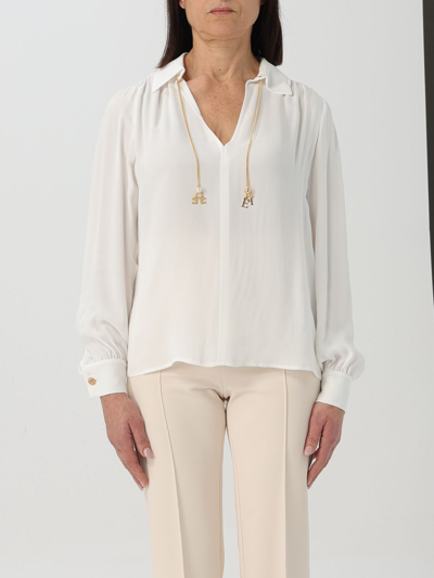 Elisabetta Franchi Shirt  Woman Color White